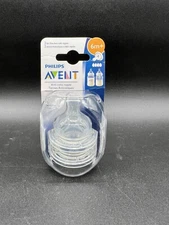 New 2 Pack of Philips Clear Avent Soothie Bottle Nipple Replacement 6m And Up