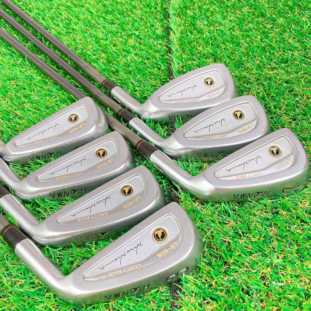 Honma LB-606 Cavity Back 5 Iron Stiff Graphite Shaft Golf Pride Grip Honma LB-606 Cavity Back 5 Iron Stiff Graphite Shaft Golf Pride Grip
