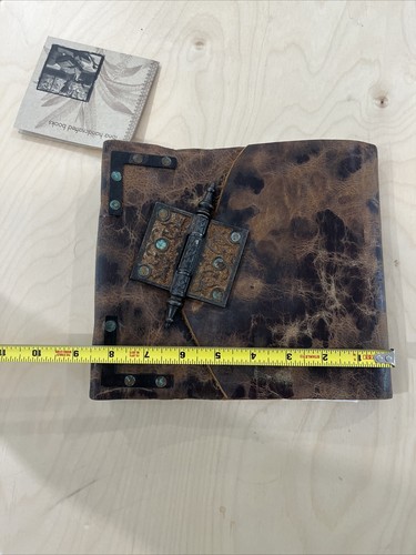 Iona Handcrafted Books Journal Traditional Italian Style Monk Hinge Pin Locking - Picture 13 of 14