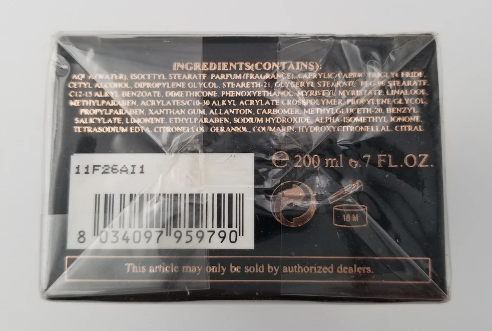 Loción corporal para mujer Salvatore Ferragamo Signorina Misteriosa 6,7 OZ nueva/sellada Foto 4 de 4