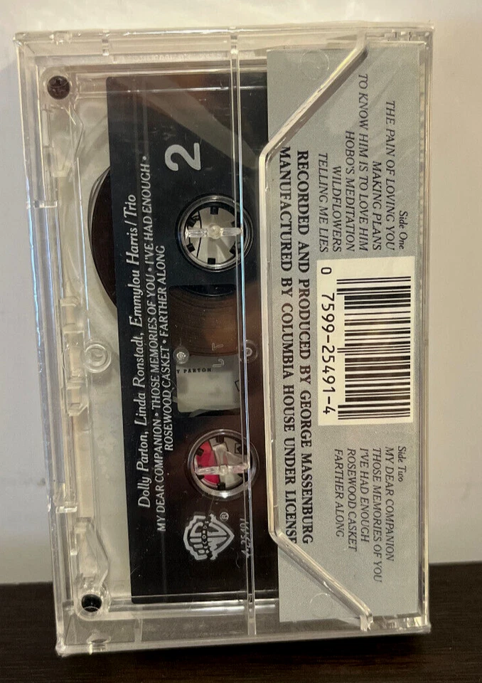DOLLY PARTON EMMYLOU HARRIS LINDA RONSTADT - Trio - Cassette Tape - NEW SEALED - Image 3 of 3