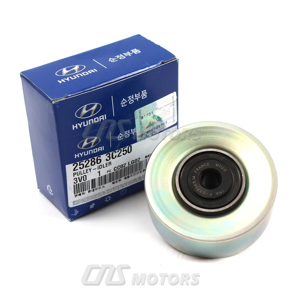 V-Ribbed Belt & A/C Belt Tensioner Kit Fits 2009-2014 Hyundai Genesis Sedan 3.8L - Изображение 4 из 4