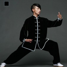Chinese Kung Fu velvet pleuche Uniform Martial Arts Tai Chi Suits Wushu Clothing