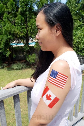 8 Large Scotland Flag Tattoos: Scottish Party Favors - 第 3/3 張圖片