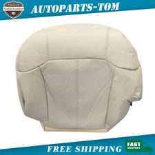 Fits 2002 Cadillac Escalade Driver Bottom Perforated Leather Seat Cover Shale