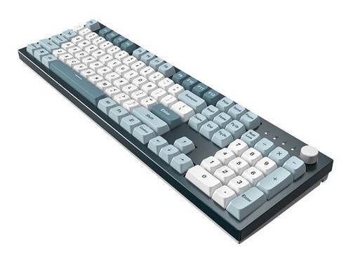 Mkey MK105FB Freedom - Clavier - rétroéclairé - USB-C - QWERTY - Filaire