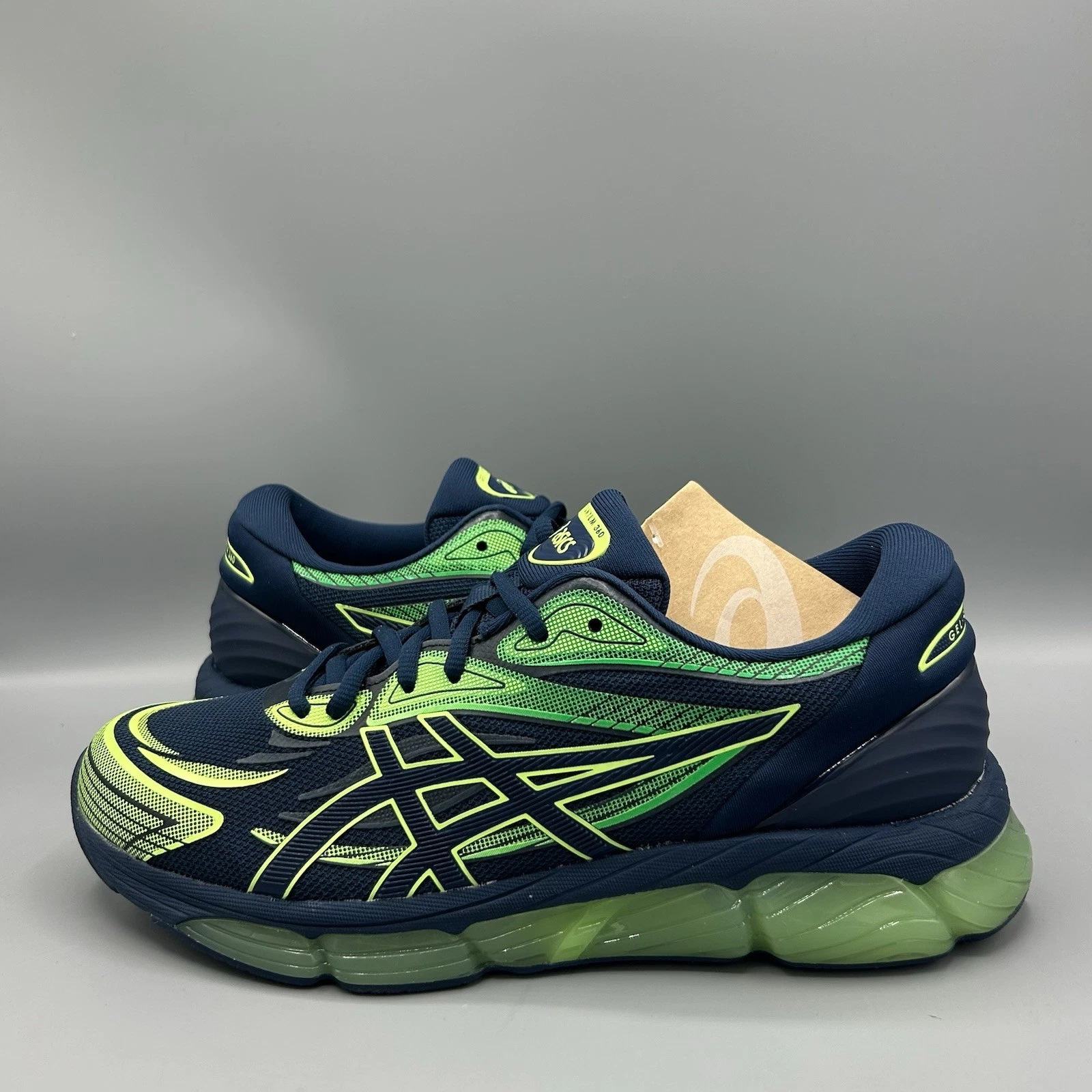 Scarpe casual ASICS Gel Quantum 360 VIII 8 sneakers verde navy Volt UK 7 EU 41 5