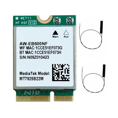 MTK7925 WiFi7 Tri Band   Card WiFi Card 2.4G/5G/6Ghz   Adapter for1359