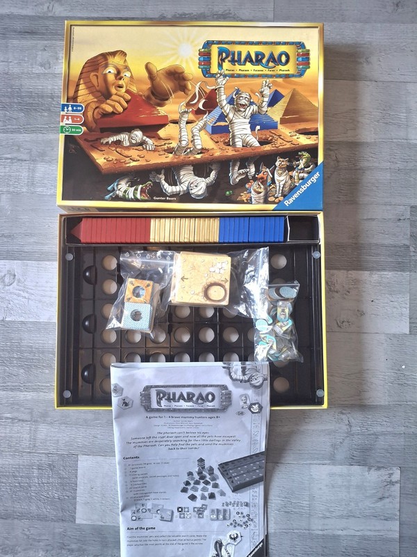 Ravensburger Pharao Board Game Mummies Pyramids Edition