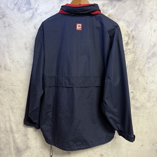 Vintage Chaps Ralph Lauren Anorak Jacket Mens Medium Blue Y2K 90s 25x27.5 - Picture 2 of 10