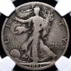 1921 S WALKING LIBERTY HALF DOLLAR NGC VG 8 NICE ORIGINAL COINGREY SURFACES WITH