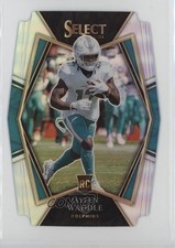 2021 Panini Select Premier Level Silver Prizm Die-Cut Jaylen Waddle #148 2u3