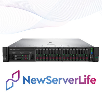 HP DL380 Gen10 16SFF 2x Gold 6126 2.6GHz =24 Cores 64GB P408i-a 4xRJ45