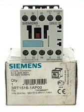 Siemens 3RT1516-1AP00 Contactor  AC-3 4KW 230V AC-1 1 4P 2NO+2NC Size S00