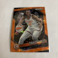 2025 Panini Prizm WNBA #3 Tina Charles Ice Prizms
