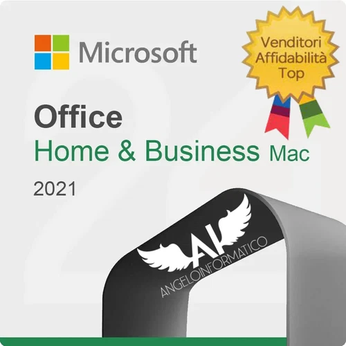 OFFICE HOME & BUSINESS 2021 PER MAC LICENZA ORIGINALE A VITA FATTURA GARANZIA