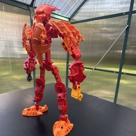 LEGO BIONICLE Malum 8979 Glatorian Figure Parts Red/Orange Incomplete