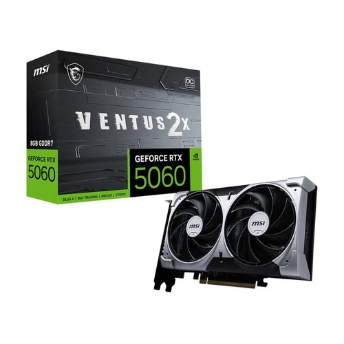 MSI GeForce RTX 5060 8G VENTUS 2X OC 8GB GDDR7 DLSS4 1*HDMI/3*DisplayPort PCi Ex