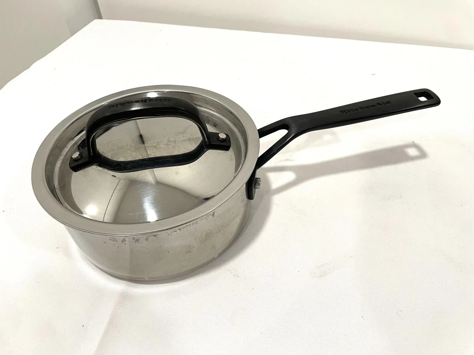 KitchenAid 5-Ply Clad Stainless Steel Sauce 1.5 Qt Sauce Pan