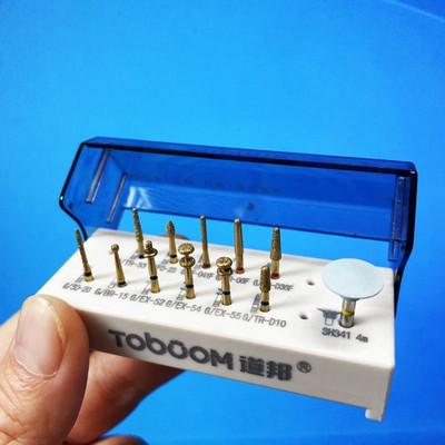 12pc/set Dental burs preparation kit anterior posterior ceramics zirconia crown