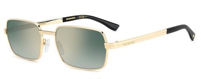 DSQUARED2 DSQ2 0192/S - 000 EZ - Sonnenbrille - Gold/Grün