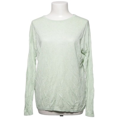 H&M, Strickpullover, Größe: S, Grün, Baumwolle/Viskose, Einfarbig #Gff