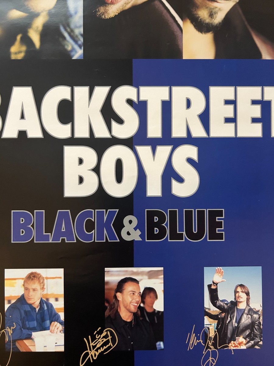 Backstreet Boys / Black & Blue 2000 Japan Original Promo Poster B2