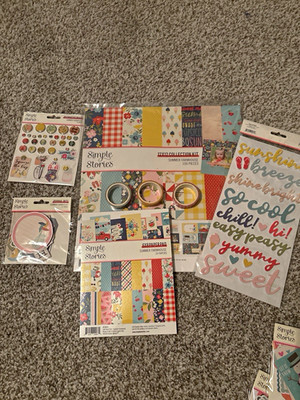Simple Stories Summer Farmhouse 12x12 Scrapbook Collection Bundle New