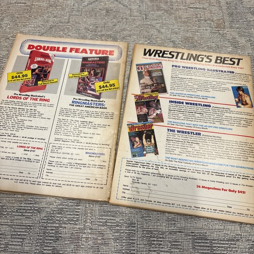 Vintage 80’s Wrestling Wrestlemania Magazine Lot Of 8 Hulk Hogan Randy Savage - Picture 18 of 23