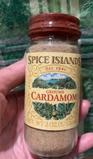 Spice Islands Cardamom Glass Bottle Paper La...
