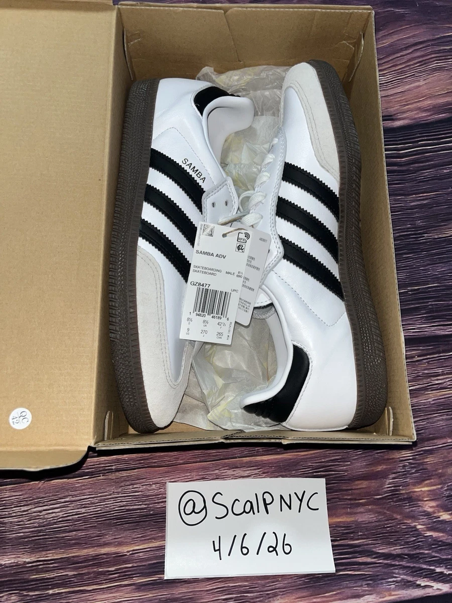 adidas Samba Adv White | eBay