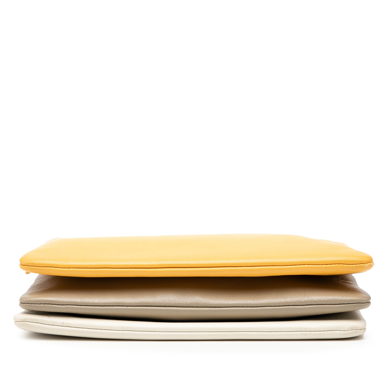 Authenticated Celine Large Tricolor Lambskin Trio… - image 3