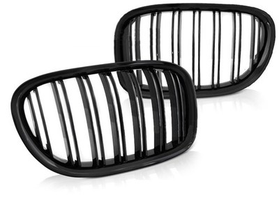 Front grill for BMW F01 2009 2010 2011 2012 VR-171 Glossy Black Double Bar