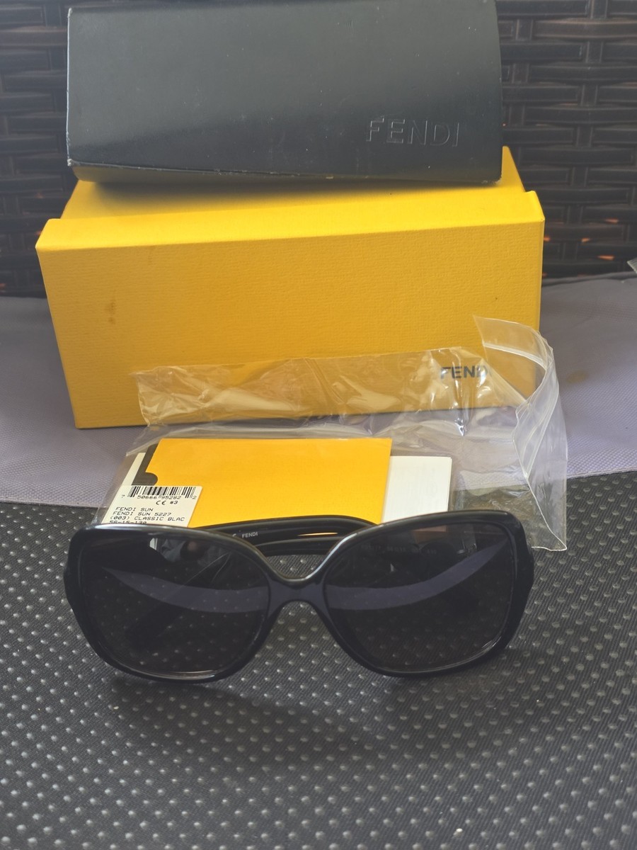 FENDI Women's Sunglasses 56-15 130 5227 With Original Box Pre