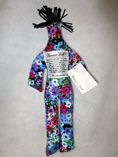 NWT Dammit Doll Retro Floral Stress Relief Holiday Party Gag Gift White Elephant