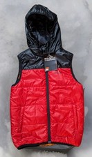 Kids Vest Bear Grylls Craghoppers Age 9-10 Red Black Puffer Winter Zip Hood