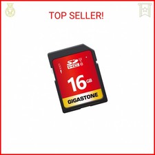 GIGASTONE 16GB SD Card UHS-I U1 Class 10 SDHC Memory Card High-Speed Full HD Vid