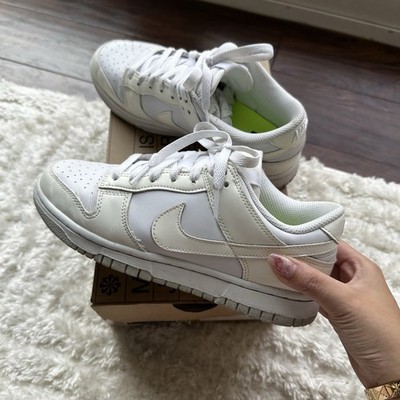 Nike Low Dunk WMN SZ 6.5 -Coconut Milk White Cream 