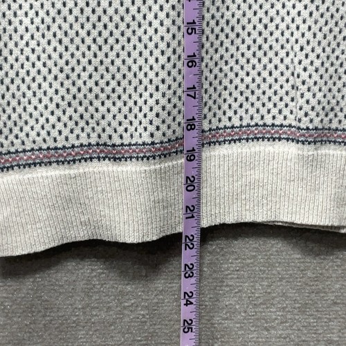CrewCuts J Crew Sweater Kids Sz Lg (10/11) BeigeLong Sleeve Mock Neck 1/4 Zip - Picture 5 of 10