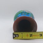 VINTAGE COLORFUL MEXICAN FOLK ART VASE LIFE STORY FARMING DESIGN 4.5” — photo 9