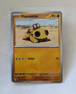 Pokémon TCG: Hippopotas 52/131 | NM/MT Prismatic Evolutions