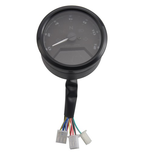 Motorcycle Digital Gauge Speedometer Tachometer Odometer MPH KM/H Universal - Picture 10 of 22