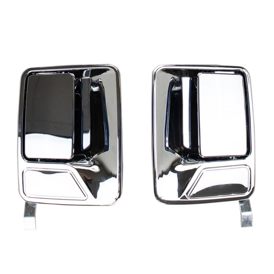 Juego de 4 manijas de puerta exterior cromadas delanteras traseras para camión Super Duty Foto 4 de 4