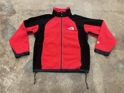 The North Face Jacket Mens Medium Red Black Summit Series Windstopper Fleece
