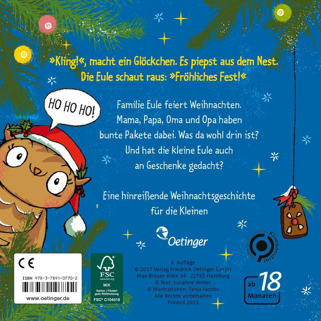 Thumbnail - Die Kleine Eule Feiert Weihnachten | Susanne Weber | Buch | 16 S. |