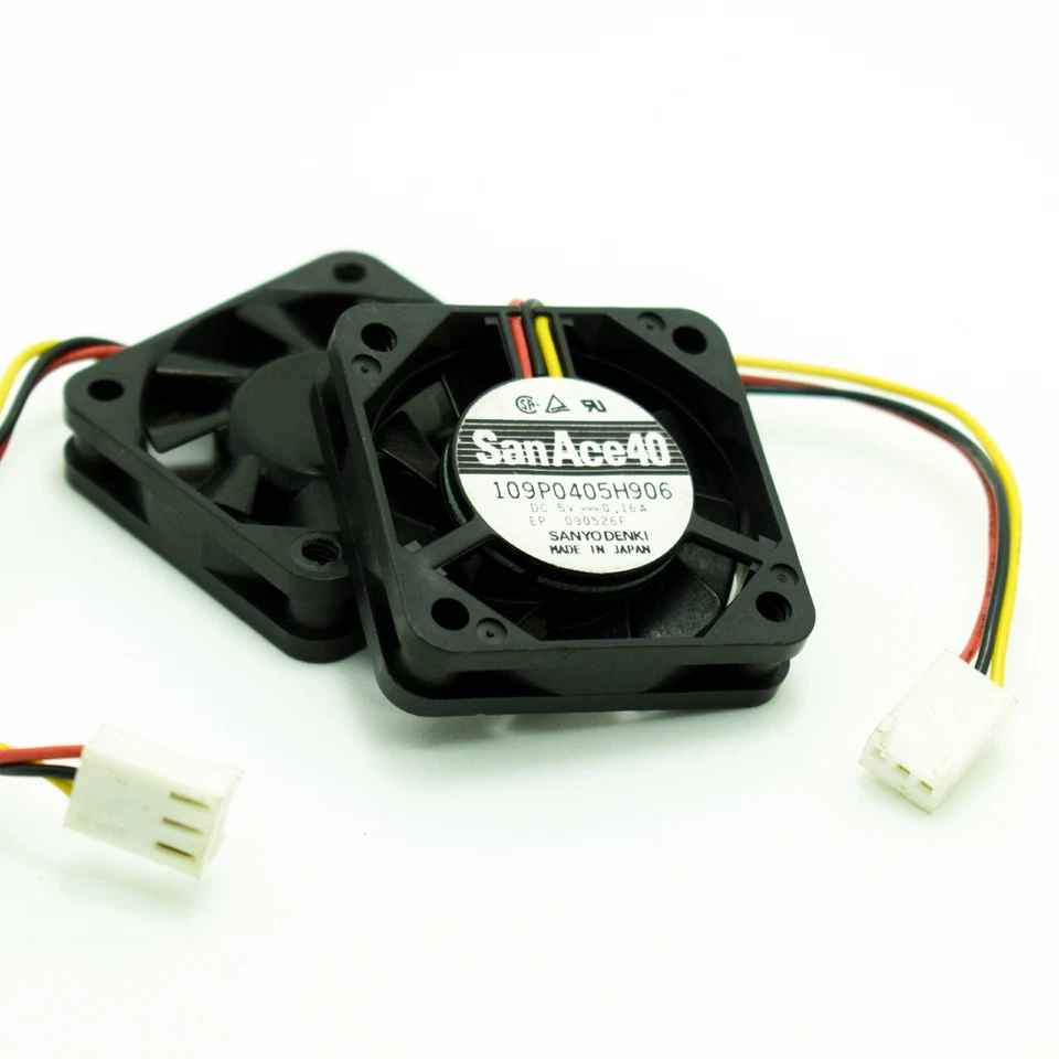 1pc SanAce40 SANYO DENKI 109P0405H906 40x40x10mm 4010 5V 0.16A DC Cooling fan - Image 3 of 4