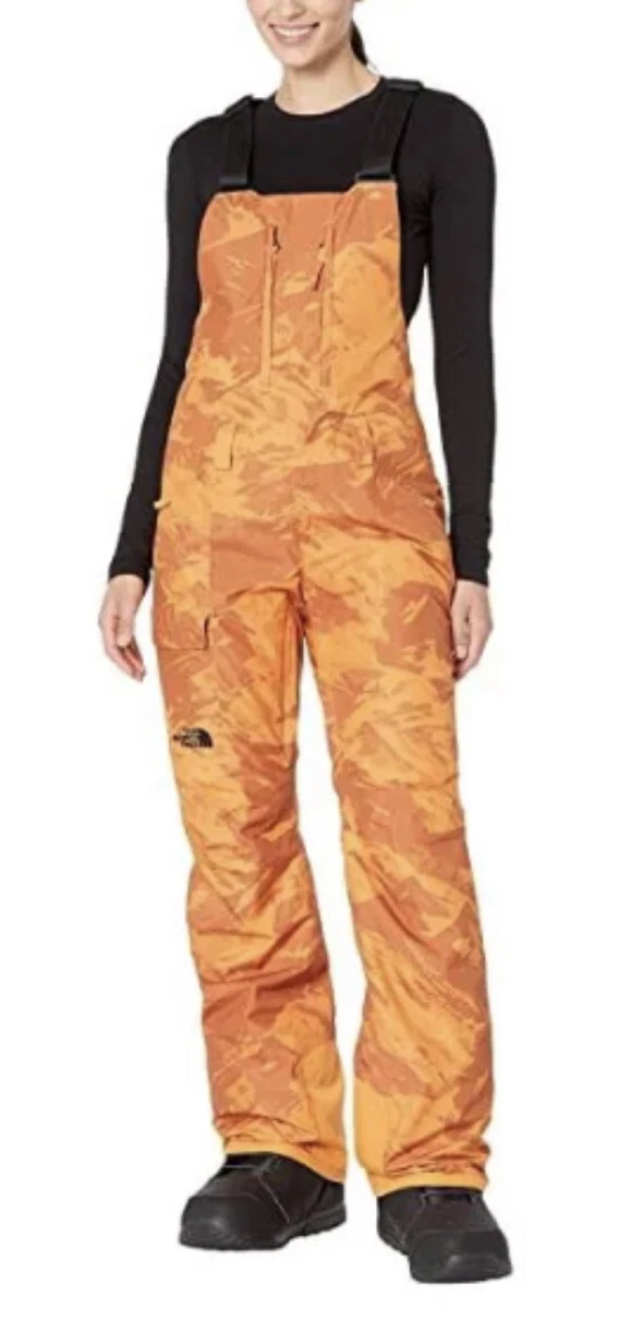 THE NORTH FACE Womens Freedom Insulated Bib Ski Snowboard Snow Pants Topaz NWT