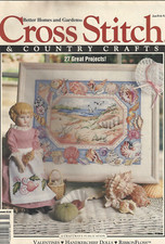 BETTER HOMES AND GARDENS CROSS STITCH  COUNTRY CRAFTS MAGAZINE JAN/FEB  1992