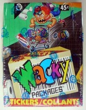 NEW 1992 O-Pee-Chee OPC Wacky Packages Stickers Wax Box 36 Packs Factory Sealed