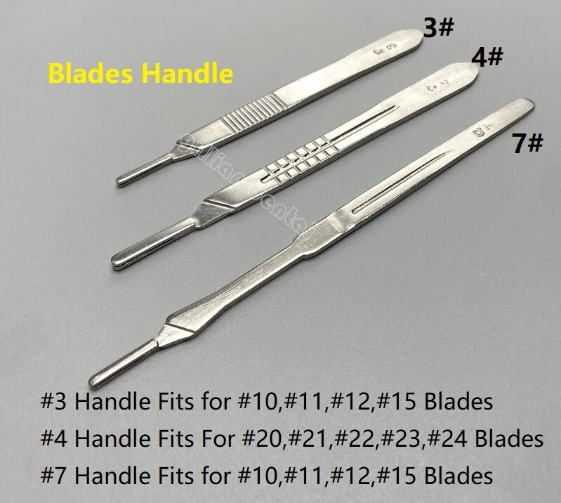 Surgical blades and sale handles